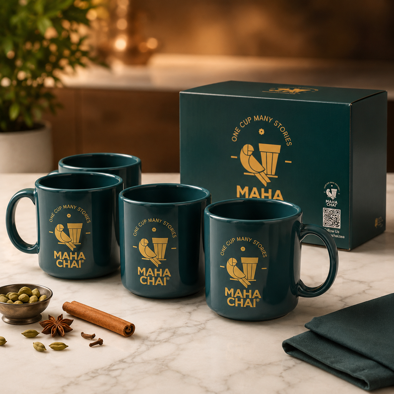 Maha Chai Cup Set